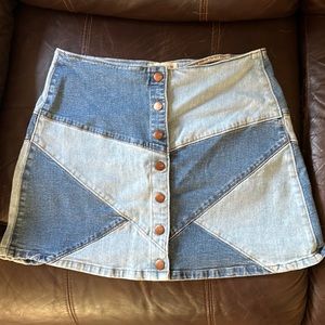 Madewell Jean skirt